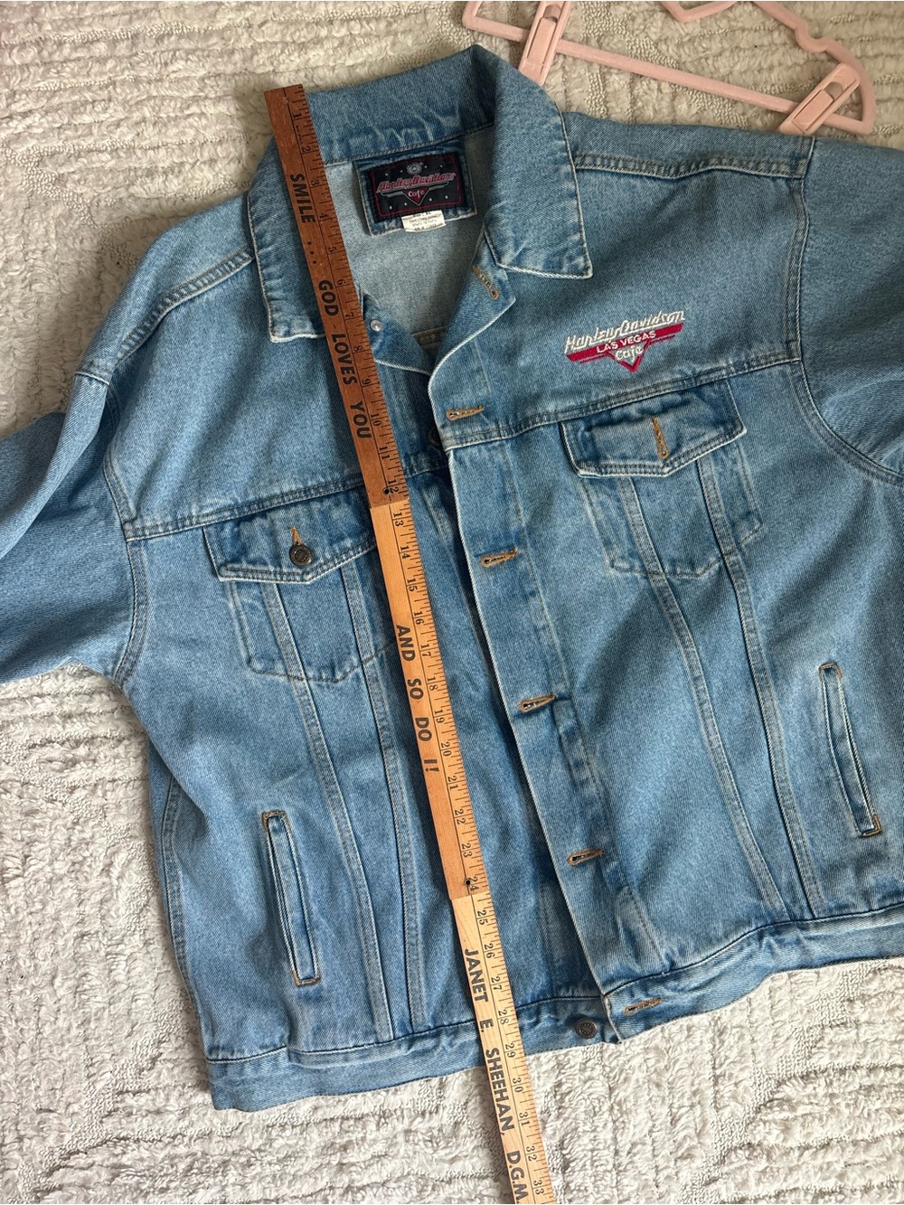 Harley Davidson vintage Denim Jacket - Picture 6 of 8